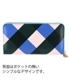 tsumori chisato CARRY くもネコチェック 財布 ラウンドファスナー長財布