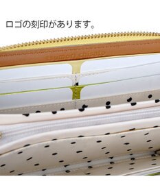 tsumori chisato CARRY くもネコチェック 財布 ラウンドファスナー長財布