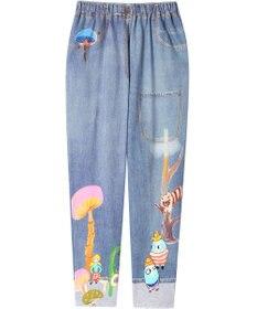 tsumori chisato SLEEP ツモリチサト ボトムス 綿100%(本体) ミニ裏毛素材 長ズボン レディース UOX587 /ワコール