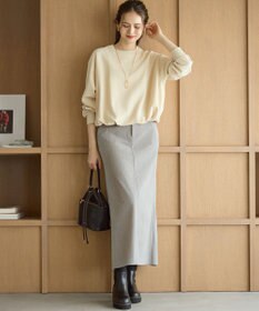 23区 S 【SLOW/一部店舗限定】ソフトコーデュロイ マーメイド スカート