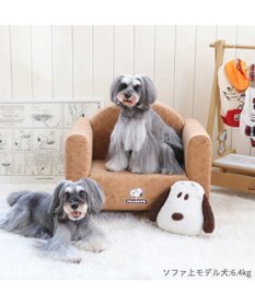PET PARADISE スヌーピー ソファ 顔クッション付き 小型犬