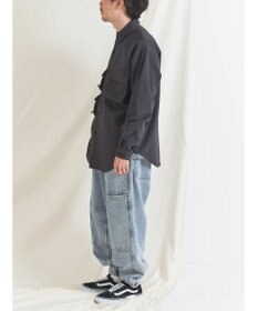 CRAFT STANDARD BOUTIQUE ポリエステルツイルポケッタブルシャツ