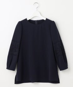 23区 【セットアップ対応】トリアセダブルジョーゼット ブラウス