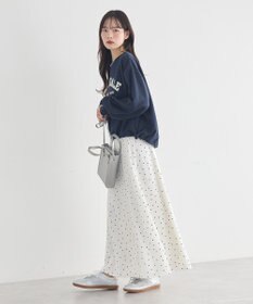 earth music&ecology 【裏毛】アソートロゴウラケドロストプルオーバー