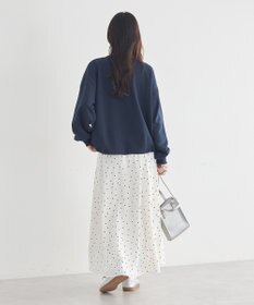 earth music&ecology 【裏毛】アソートロゴウラケドロストプルオーバー