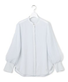 ICB L 【先行予約】 オーガンコンビシャーティング シアーレイヤードスリーブブラウス