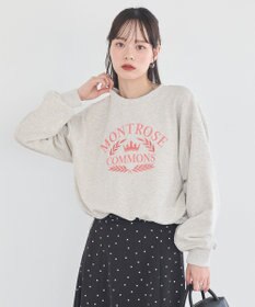 earth music&ecology 【裏毛】アソートロゴウラケドロストプルオーバー