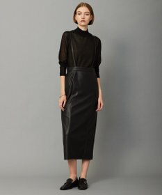 ICB 【洗える】ヴィスコースシアー ハイネックプルオーバー