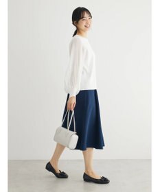 Green Parks 〈選べるきれシル〉フレアミディ丈スカート