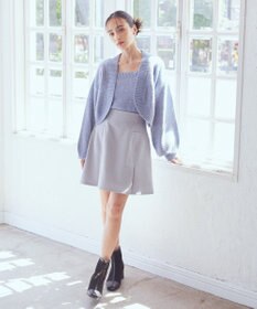 earth music&ecology ＳＥＴ２点スパンコールニットボレロ×タンク