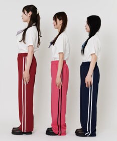 WEGO 【SCHOOL ITEM】スクールライントラックパンツ