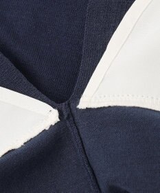 ANY SIS S 【洗える】フレンチスリーブシャツテール ニット