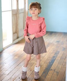 ANY KIDS 肩レース長袖Tシャツ