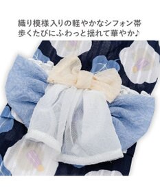 PET PARADISE ペットパラダイス 椿柄 浴衣 紺 小型犬