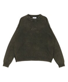 WEGO 【ユニセックス着用ITEM】ピグメントロゴニットプルオーバー
