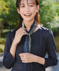 Tiaclasse 【選べる柄タイプ】プリーツスカーフ