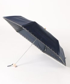 UNBILLION カシュネ cachenez / PUフローラルラメ刺繍3段折りたたみ傘