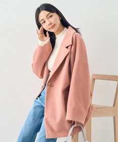 earth music&ecology オーバーテーラードジャケット　シャギー