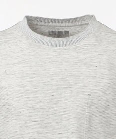 JOSEPH ABBOUD MOUNTAIN 【SPACE】リネンプレーティング天竺 ポケTシャツ