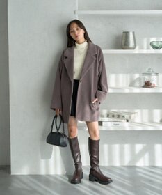 earth music&ecology オーバーテーラードジャケット　シャギー