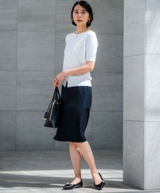 23区 【セットアップ対応/洗える】ドライツイル タイトスカート