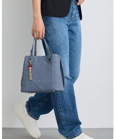 MioFIRANO カジュアルシッククロスラインハンドバッグ 2WAY チャーム付き　FIRANO フィラノ