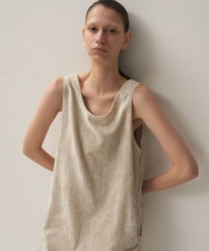 ATON LINEN VELVET | タンクトップドレス