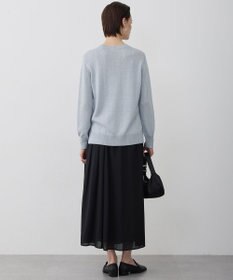 ICB L 【先行予約】 グロッシーペーパーブレンド クルーネックプルオーバー