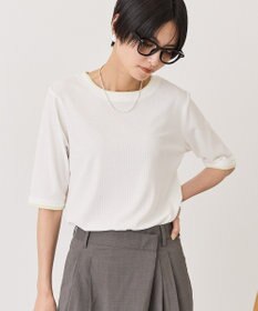 AMERICAN HOLIC シアーリブ配色プルオーバー