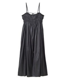 Green Parks レザー風キャミワンピース