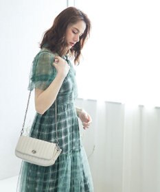 style code 【MERCURYDUO/マーキュリーデュオ】ストライプキルティング　フラップショルダーバッグ