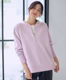 ANY ハーフジップスウェット