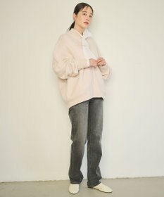 #Newans リラックスフィットドルマンニットブルゾン