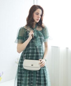 style code 【MERCURYDUO/マーキュリーデュオ】ストライプキルティング　フラップショルダーバッグ