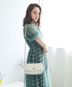 style code 【MERCURYDUO/マーキュリーデュオ】ストライプキルティング　フラップショルダーバッグ