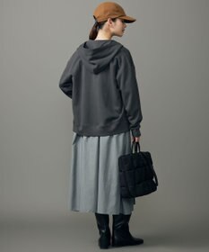 自由区 L クリアループバックジップ パーカー