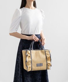 TOCCA TRIM WAVES BASKET かごバッグ