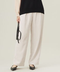 自由区 【洗える】ソフトコーデュロイワイド パンツ