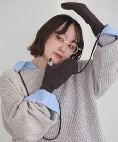 earth music&ecology チャーム付きニットミトン