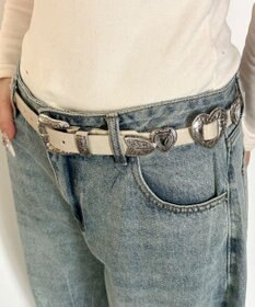 WEGO Lハートコンチョデザインベルト