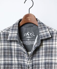 JOSEPH ABBOUD MOUNTAIN オーガニックラフィーネル ボアインナー シャツ