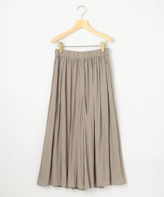 組曲 【秋のNEWカラー追加】ギャザーライトデシン パンツ