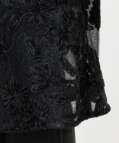 23区 【GOLD LABEL】フロッキーエンブロイダリー ブラウス