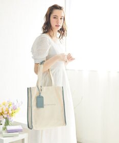 style code 【MERCURYDUO/マーキュリーデュオ】カードケース付　キャンバストートバッグ 推し活バッグ