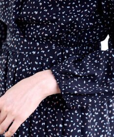 Tiaclasse L 【洗える・新色追加】パフスリーブプリーツワンピース