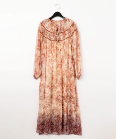 現行　完売品　グレースコンチネンタル　サラサグラデプリントワンピース　マキシ丈 サラサグラデプリントワンピース / GRACE CONTINENTAL