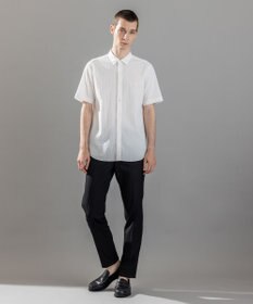 JOSEPH HOMME 新柄【ストレッチ】ハムサジャガードストレッチ　レギュラーカラー半袖シャツ