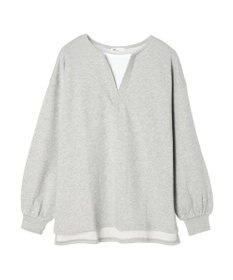 CRAFT STANDARD BOUTIQUE 　裏毛レイヤード風プルオーバー