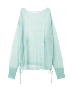 YECCA VECCA ドロストメッシュニット