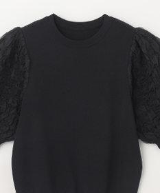 GRACE CONTINENTAL シアーハーフニットトップ